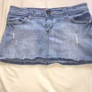 Denim Mini Skirt!